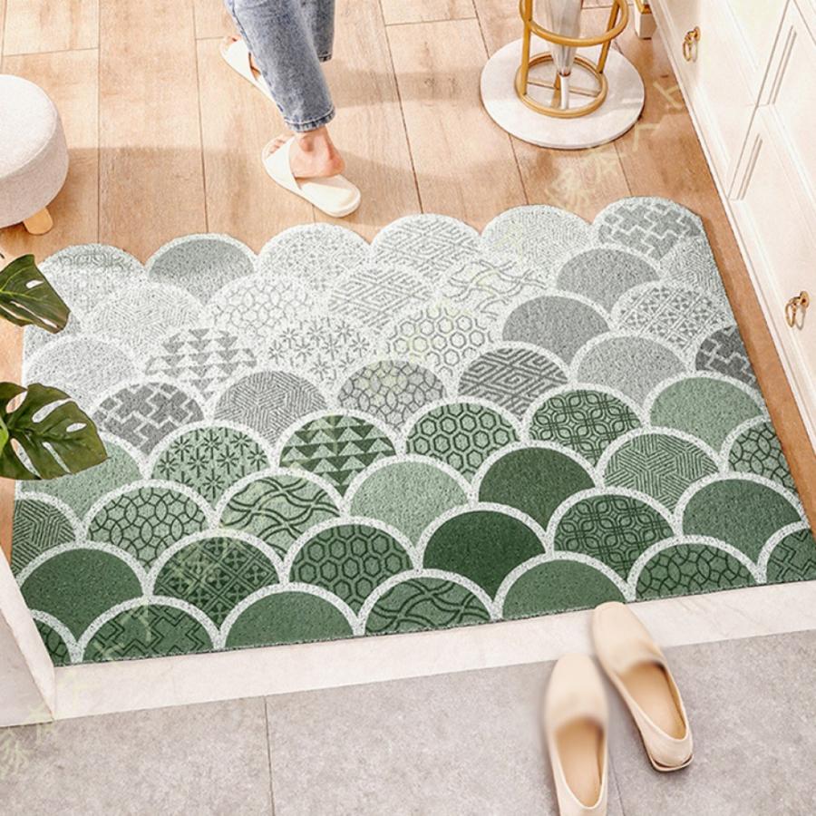 玄関マット 室内 オシャレ 北欧 ドアマット ラグマット 泥落としマット 洗える エントランスマット 耐磨耗性 抗菌防臭 業務用 家庭用 滑り止め付き 幾何学 |  | 01