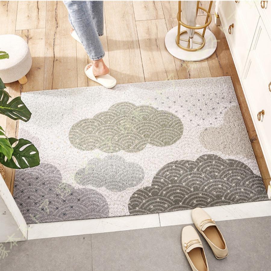 玄関マット 室内 オシャレ 北欧 ドアマット ラグマット 泥落としマット 洗える エントランスマット 耐磨耗性 抗菌防臭 業務用 家庭用 滑り止め付き 幾何学 |  | 04