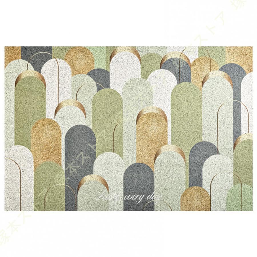 玄関マット 室内 オシャレ 北欧 ドアマット ラグマット 泥落としマット 洗える エントランスマット 耐磨耗性 抗菌防臭 業務用 家庭用 滑り止め付き 幾何学 |  | 06