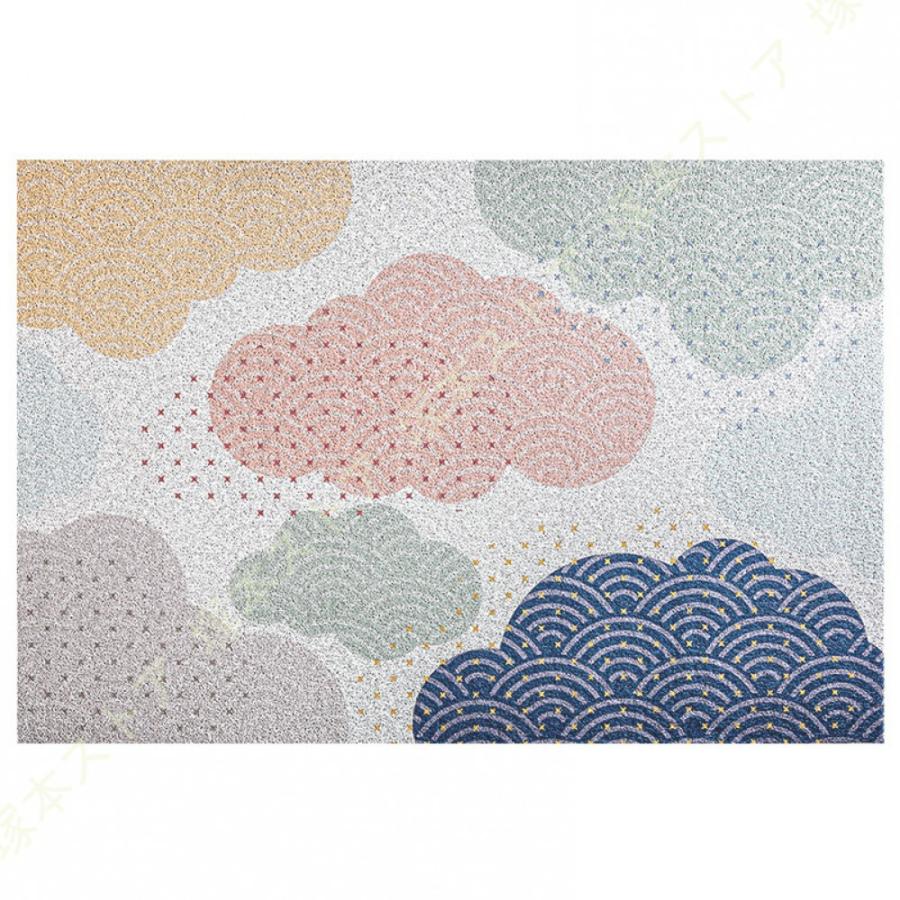 玄関マット 室内 オシャレ 北欧 ドアマット ラグマット 泥落としマット 洗える エントランスマット 耐磨耗性 抗菌防臭 業務用 家庭用 滑り止め付き 幾何学 |  | 09