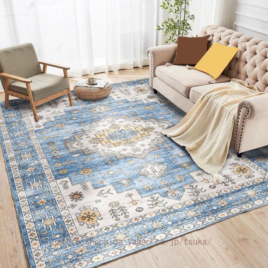 ラグ モロッカン 約1.5畳 2畳 洗える モロッコ 低反発 ヴィンテージ 風
