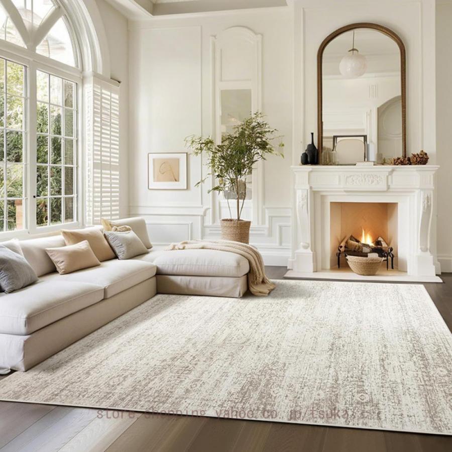 ペルシャ風 ラグ カーペット 1.5畳 2畳 洗える 滑り止め付 床暖房対応