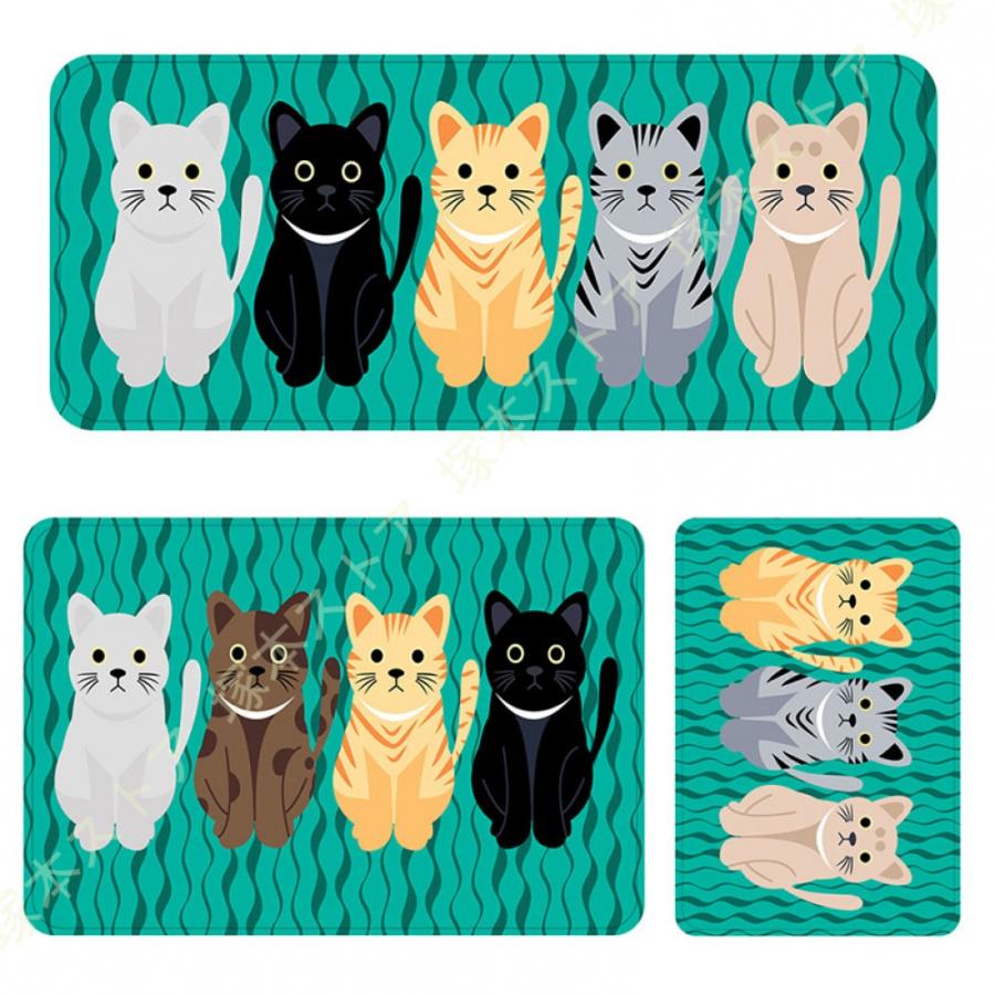 吸水マット キッチンマット フロアマット 北欧 快適マット 滑り止め 洗える 耐汚性 耐摩耗性 一年中使える バスルーム トイレマット 玄関マット |  | 15