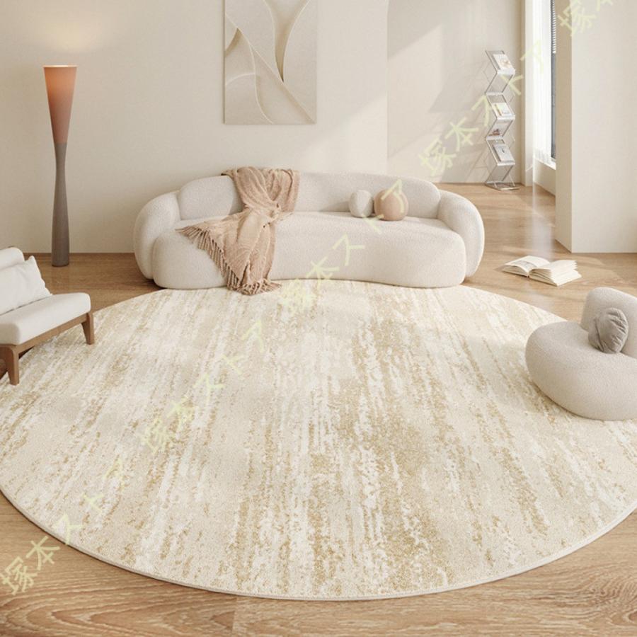 ラグ カーペット 北欧 滑り止め 洗えるラグ 円形 丸い ふわふわ 低反発