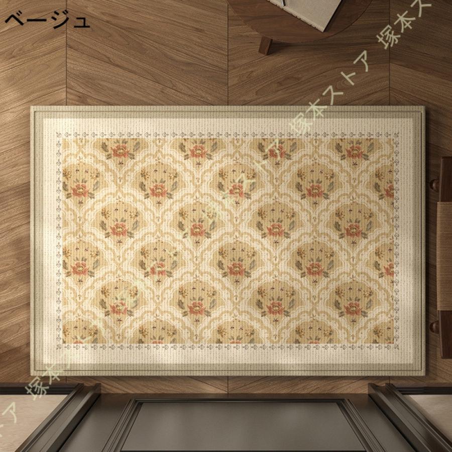 玄関マット おしゃれ すべり止め 室内 インテリア 花の模様 フロアマット ラグ ラグマット カーペット フロアマット ソファマット エントランスマット 風水 |  | 03