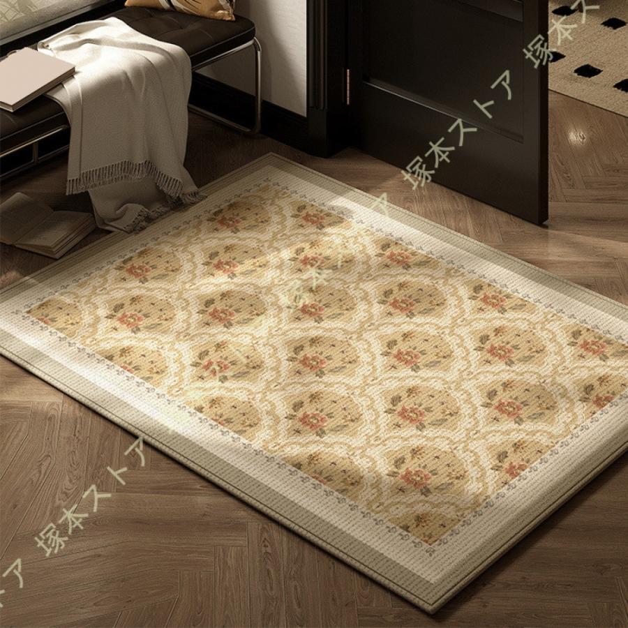 玄関マット おしゃれ すべり止め 室内 インテリア 花の模様 フロアマット ラグ ラグマット カーペット フロアマット ソファマット エントランスマット 風水 |  | 07