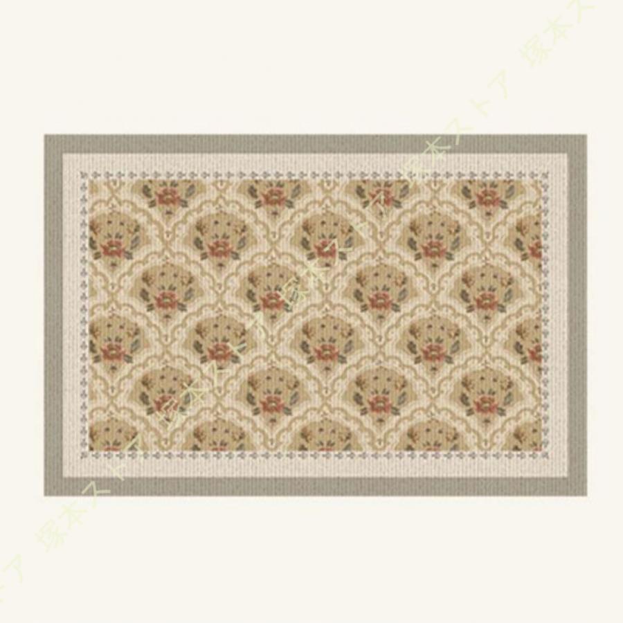 玄関マット おしゃれ すべり止め 室内 インテリア 花の模様 フロアマット ラグ ラグマット カーペット フロアマット ソファマット エントランスマット 風水 |  | 08