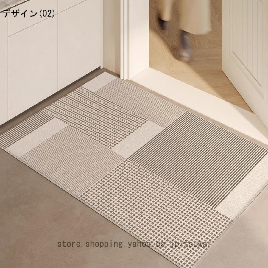 玄関マット ドアマット ラグマット泥落とし洗える カーペット防水防汚カット可能 玄関マット 屋外 室内 風水 泥落とし 吸水 ドアマット ラグマット ラグ