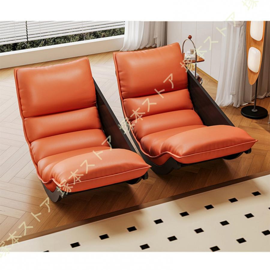 ロッキングチェア多機能リラックスチェア 天然木製 長さ127×幅61×高さ38cm 耐荷重200kgクッション付き 揺れる椅子 通気性あり 椅子 耐荷重200kg_20