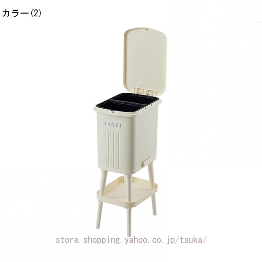 キッチン ゴミ分別箱 大容量 蓋付き 隙間 オシャレ お洒落 仕切り スリム 目隠し分別 洗面所 台所 シンプル 北欧 キッチン収納 分類 袋が見えない リビング用_4