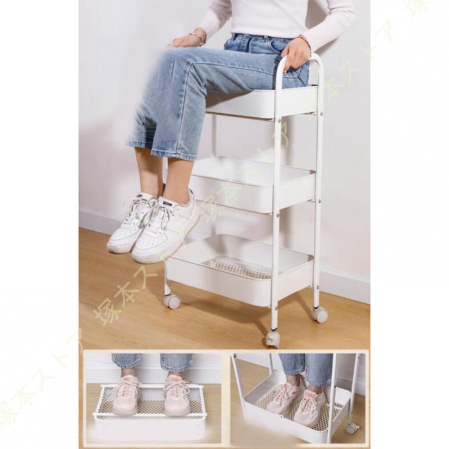 収納ラック キャスター付き 5段 バスケット ワゴン 楽天市場】【クーポンで最大50%OFF】キッチンワゴン キャスター付き 5