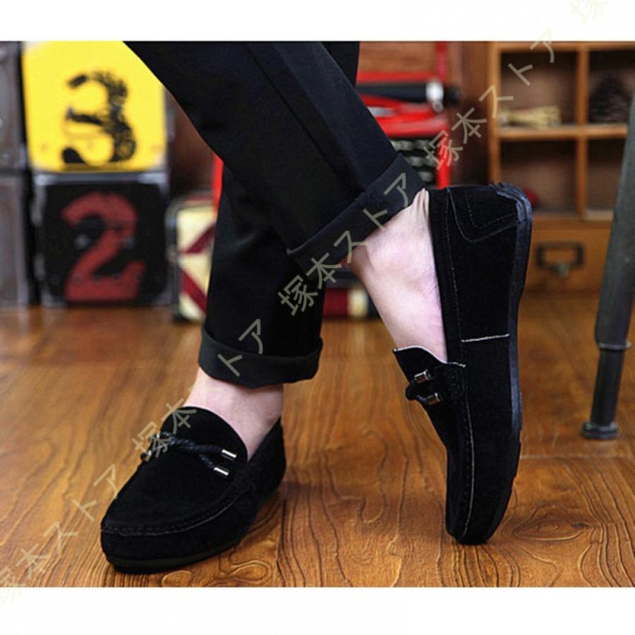 ドライビングシューズ メンズ ビジネスシューズ 紳士靴 スーツ用 ローファー スリッポン モカシン スリップオン デッキシューズ 幅広 通勤 仕事用 スウェット