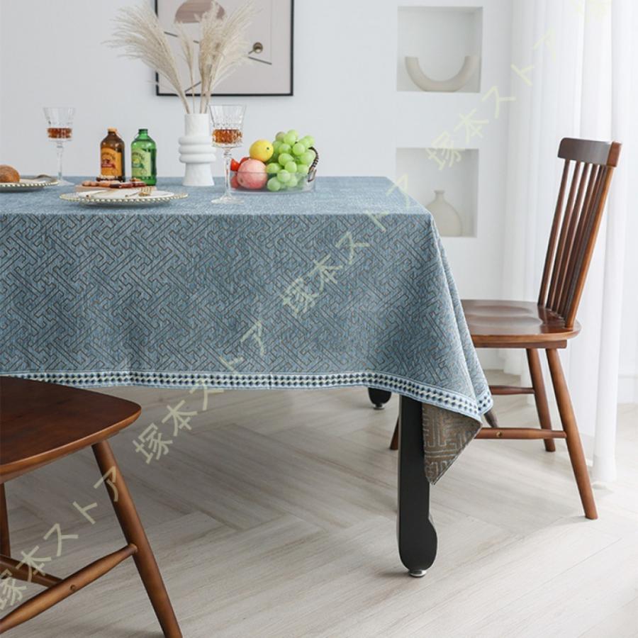 半額品 テーブルクロス おしゃれ 北欧 エスニック柄 民族風 長方形 耐熱 防汚 滑り止め テーブルカバー 食卓カバー 綿麻製 ストライプ インテリア 4人 6人掛け 激安の Turningheadskennel Com