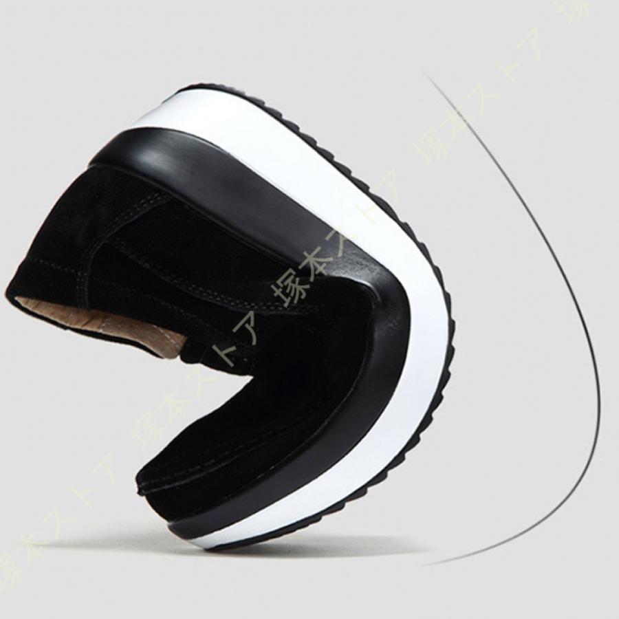 スニーカー スリッポン レディース インヒール 厚底 紐なし おしゃれ 大きいサイズ ローカット 痛くない 履きやすい ぺたんこ【】 スニーカー スリッポン レディース インヒールスニーカー 紐なし