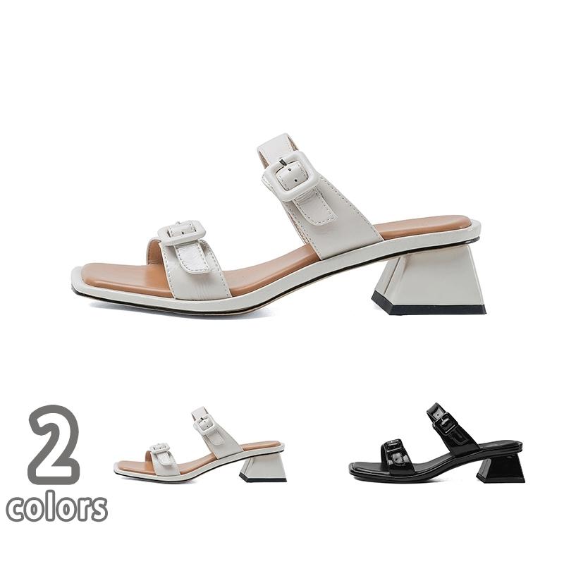 格安即決 サンダル レディース 靴 コンフォート お洒落 スリッパ ミュール 履きやすい 歩きやすい 太ヒール サンダル 走れる 疲れない 合わせやすい 美脚 おしゃれ 高級感 Www Doctor Plan Com