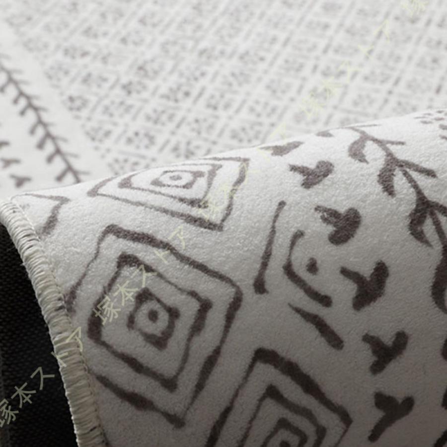 カーペット 北欧 ラグマット フリンジ付き モロッカン柄 ラグ