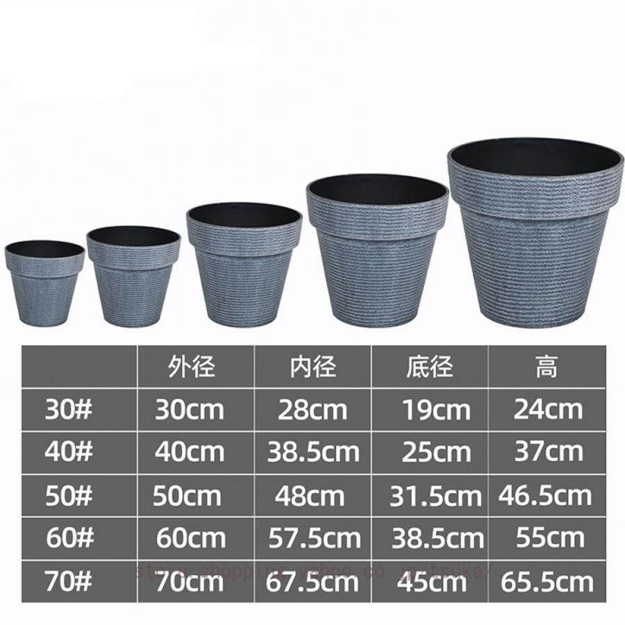 プランター 大型 おしゃれ 受け皿付き 植木鉢 深型 軽量 プラスチック 屋内 屋外用 プランター 深型 直径*高さ22.*14.5 28.7*21.5 cm 排水穴付き 観葉植物 鉢_15