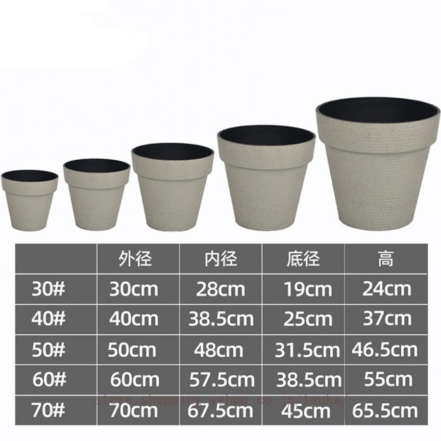 プランター 大型 おしゃれ 受け皿付き 植木鉢 深型 軽量 プラスチック 屋内 屋外用 プランター 深型 直径*高さ22.*14.5 28.7*21.5 cm 排水穴付き 観葉植物 鉢_18