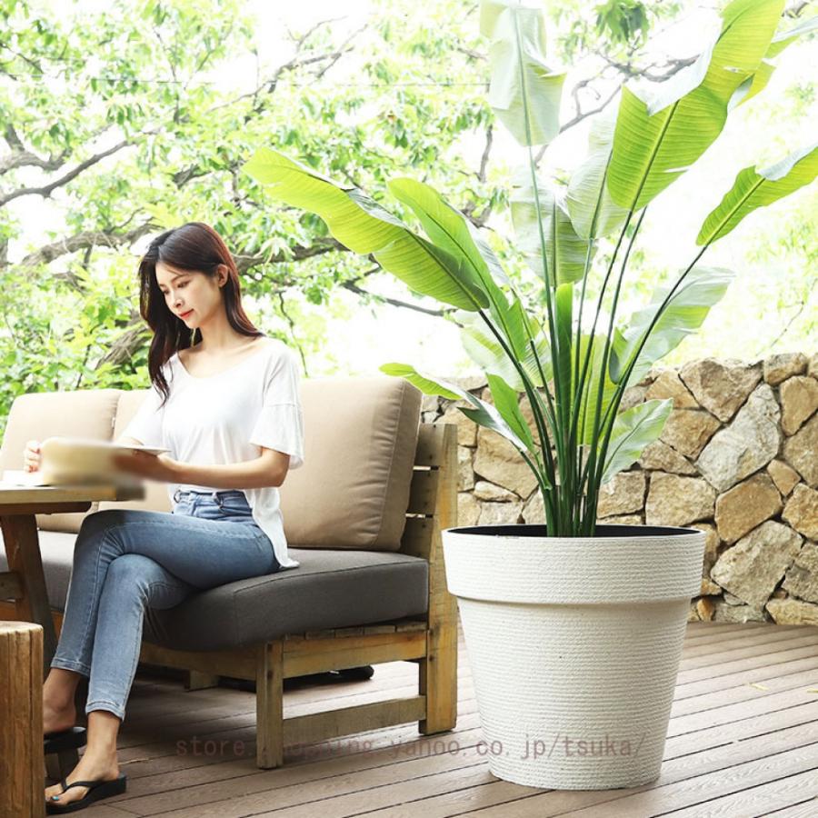 プランター 大型 おしゃれ 受け皿付き 植木鉢 深型 軽量 プラスチック 屋内 屋外用 プランター 深型 直径*高さ22.*14.5 28.7*21.5 cm 排水穴付き 観葉植物 鉢_12