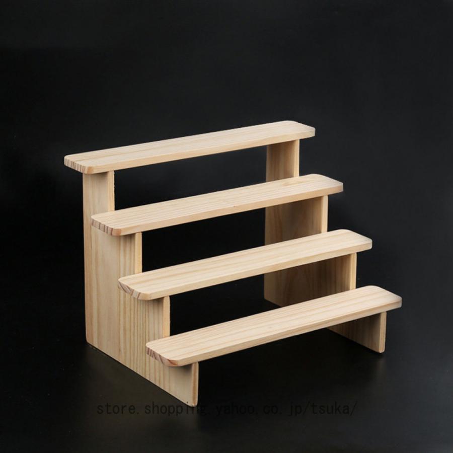 ディスプレイ スタンド 卓上 木製 展示台 フィギュア コレクション