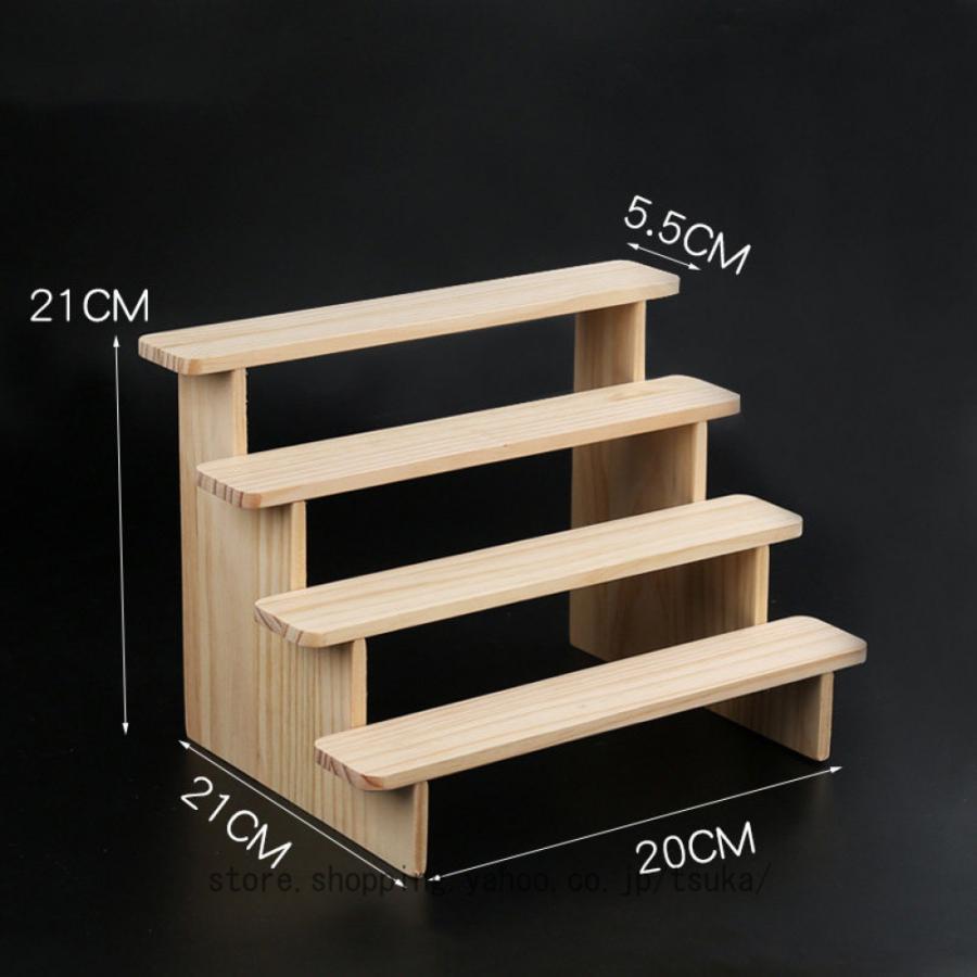 ディスプレイ スタンド 卓上 木製 展示台 フィギュア コレクション