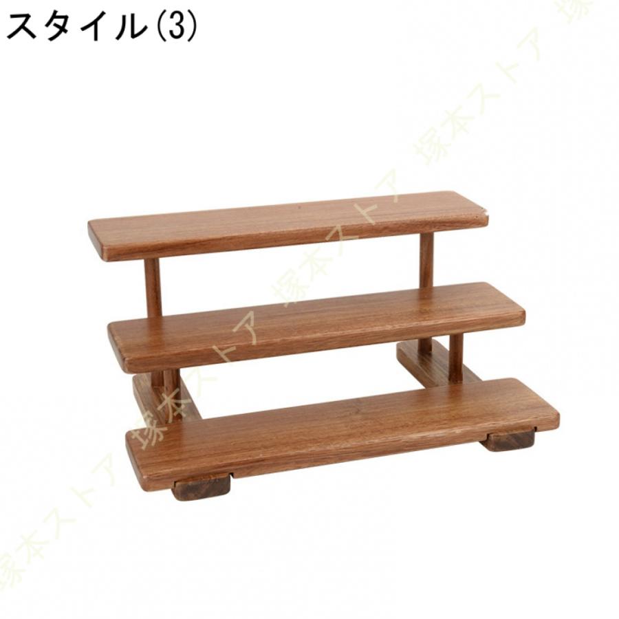 ディスプレイスタンド 木製 フィギュア 大容量 化粧品 ボトル コップ収納 カップ カップボード おしゃれ 事務所 オフィス オープンシェルフ 卓上収納ラック_2