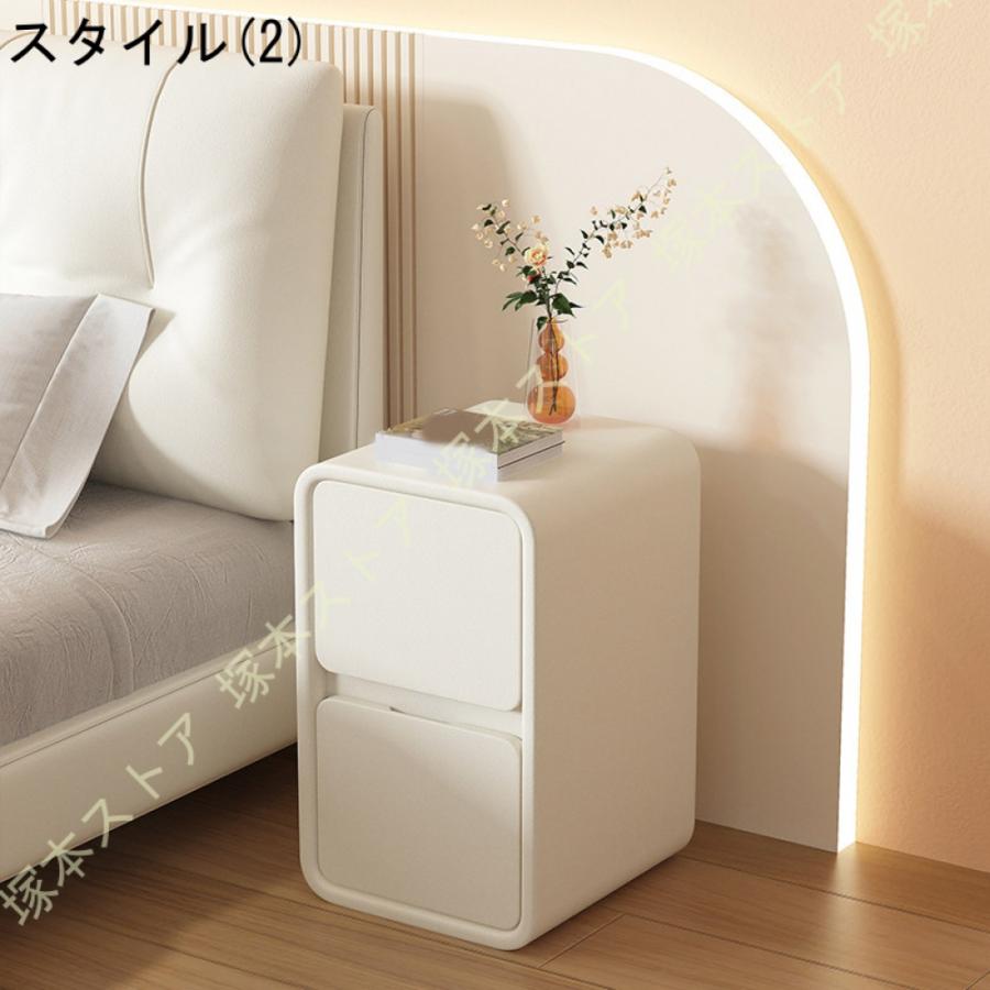 スリム サイドテーブル 引き出し 木製 コンパクト シンプル 北欧 ナイトテーブル おしゃれ 収納家具 ベッドサイド ソファサイド インテリア モダン エレガント_9