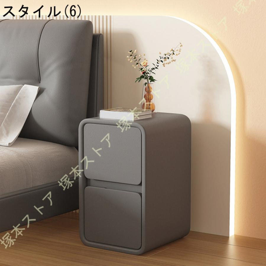 スリム サイドテーブル 引き出し 木製 コンパクト シンプル 北欧 ナイトテーブル おしゃれ 収納家具 ベッドサイド ソファサイド インテリア モダン エレガント_13