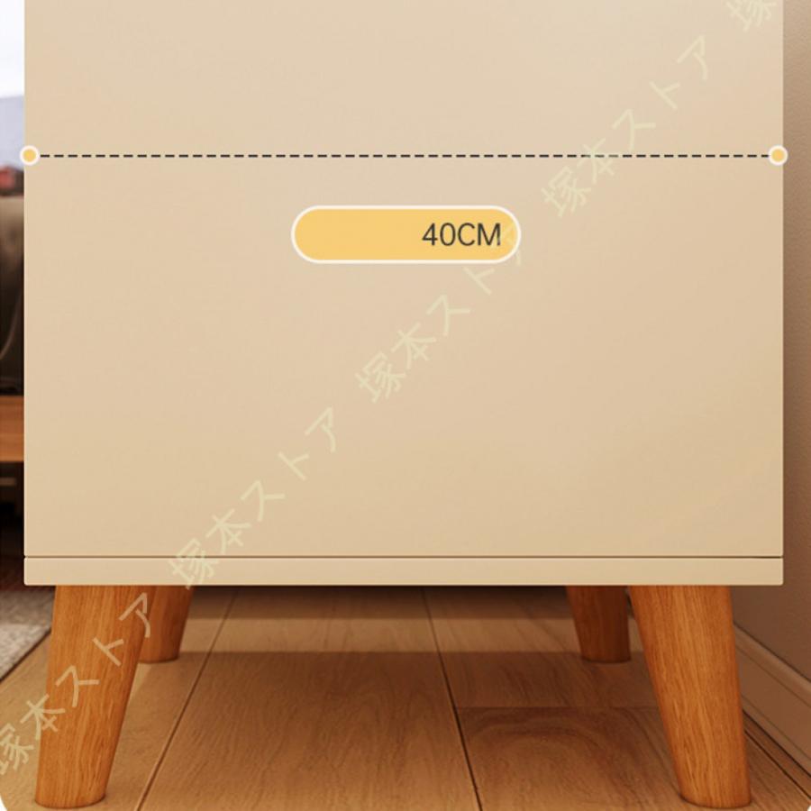サイドテーブル 猫用 ペットハウス ベッドサイドテーブル 木製 木目調