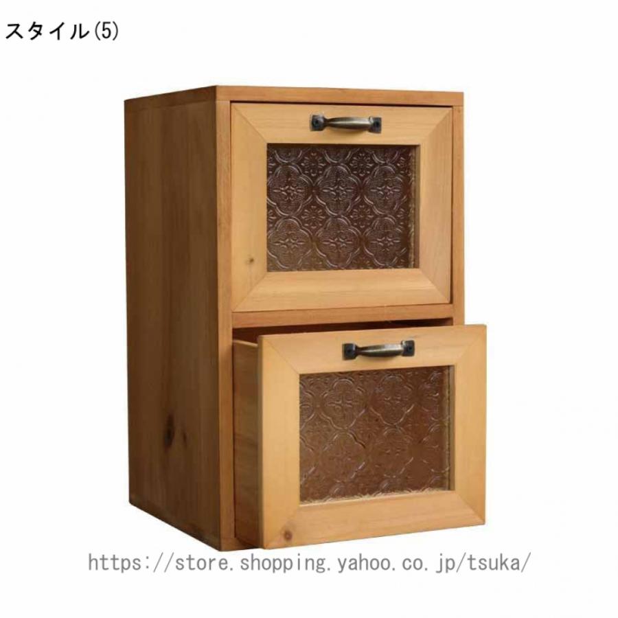 ミニ食器棚 扉付き ミニ 卓上キャビネット 収納ボックス 取っ手