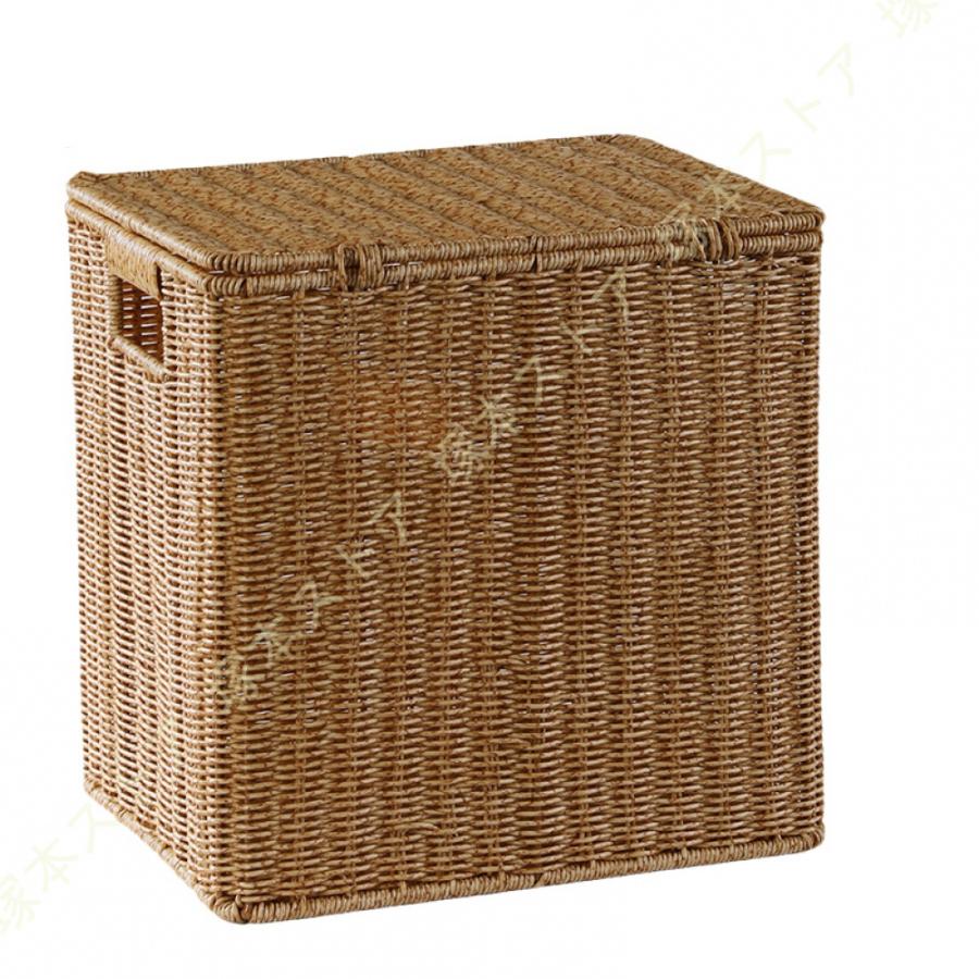 Zxylerふた付き収納かご｜編み・籐・ラタン製 バスケット・収納