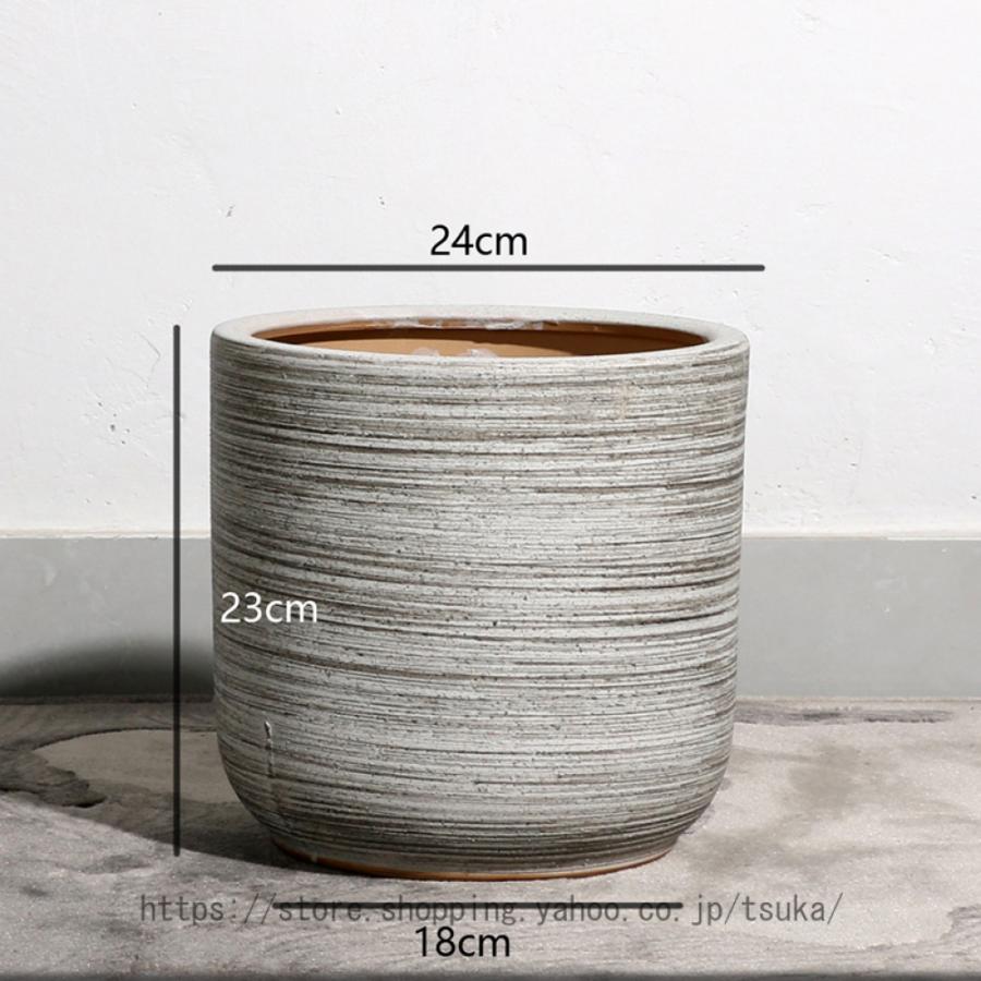 陶器植木鉢大 軽い鉢 素焼き鉢 アンティーク 陶器プランター 大きい