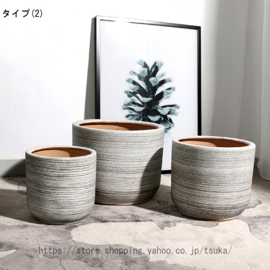 陶器植木鉢大 軽い鉢 素焼き鉢 アンティーク 陶器プランター 大きい