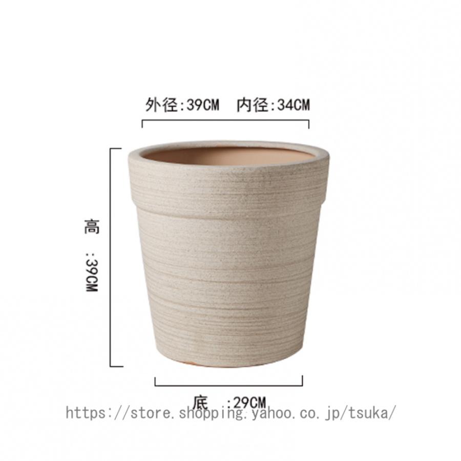 陶器植木鉢大 軽い鉢 素焼き鉢 アンティーク 陶器プランター 大きい