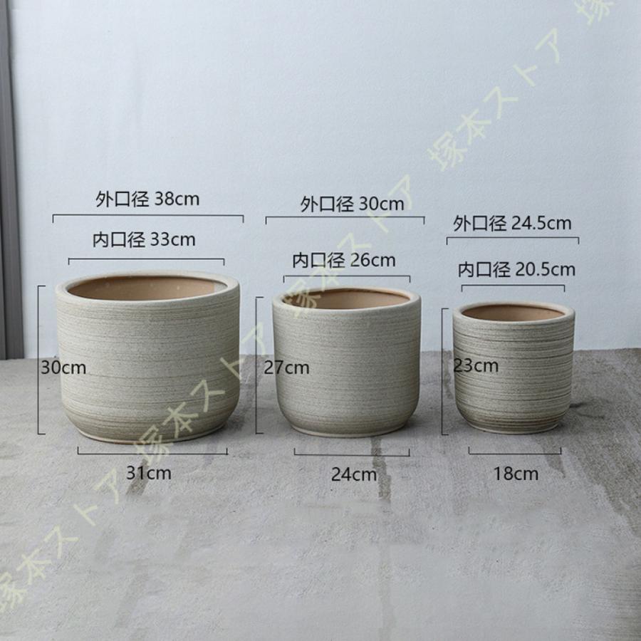 テラコッタ 鉢 ガーデンインテリア 背が高い 深鉢 多肉花盆 寄せ植え鉢