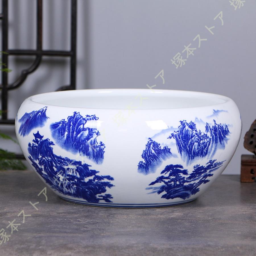 金魚鉢 睡蓮鉢 室内用プランター フラワーベース プランター鉢 大きい