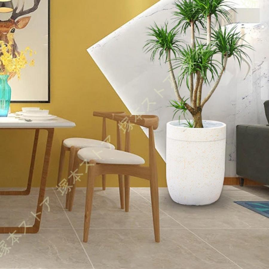 植木鉢 園芸鉢 セメントプランター セメントポット 穴あけ 運びやすい アンティーク サボテンポット ガジュマル用の鉢 盆栽 室内用植木鉢 アンティーク風_12