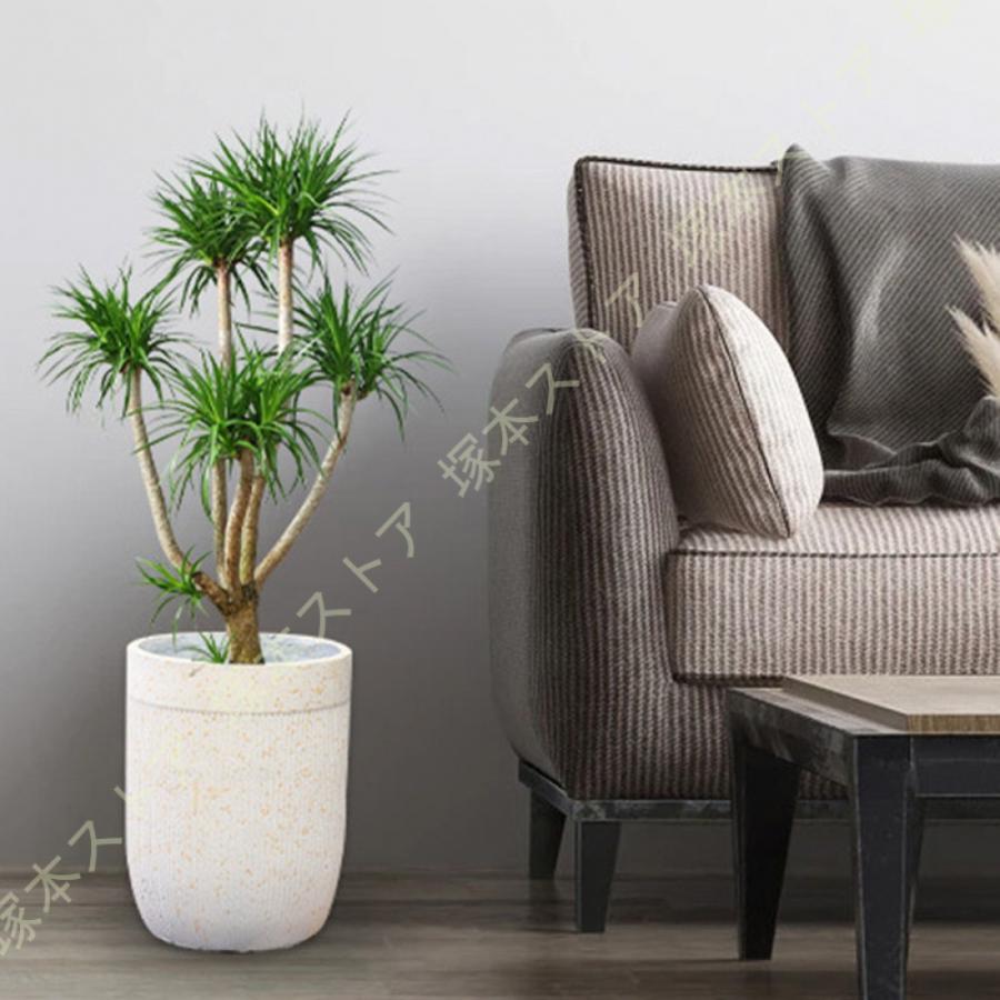 植木鉢 園芸鉢 セメントプランター セメントポット 穴あけ 運びやすい アンティーク サボテンポット ガジュマル用の鉢 盆栽 室内用植木鉢 アンティーク風_13