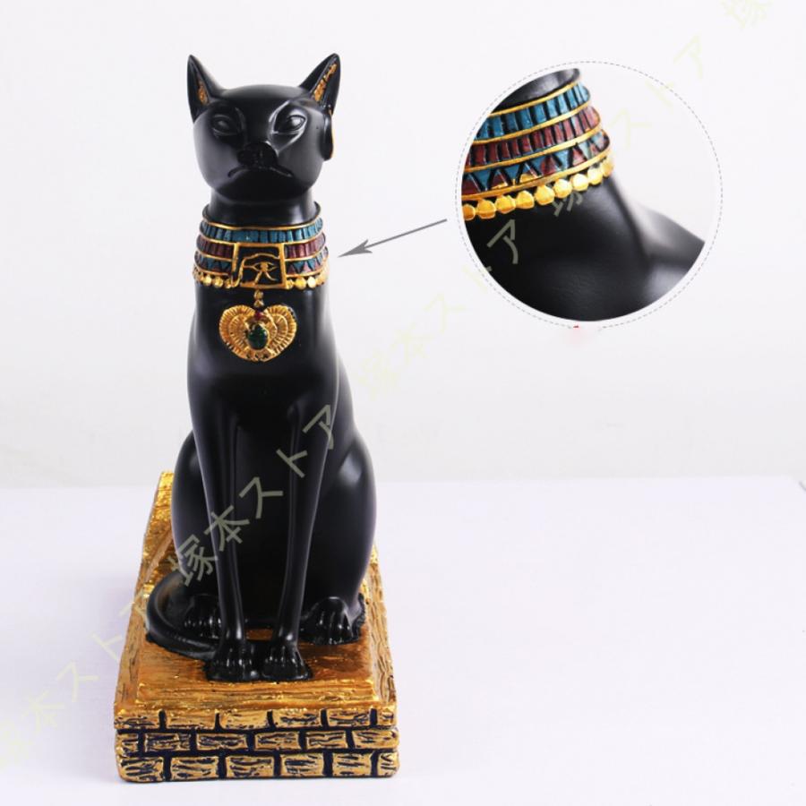 猫 動物 ワインボトルホルダー 動物像 装飾 エジプト 神 卓上 キャット