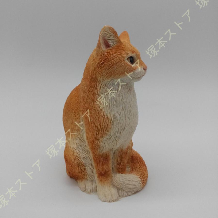 ハミルトンコレクション 猫の置物 レッドキャット 割れ物ではありません 証明書有 キャット シルエット Sサイズ 木製 (全3色) 猫置物 猫 置物