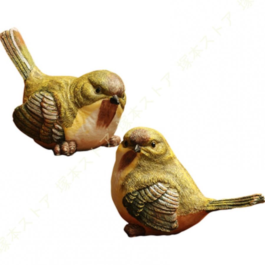 ★ 天然木の置物 鳥の剥製2羽付き インテリア 2羽の鷹の置物 剥製 【公式通販】