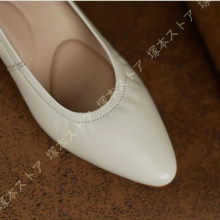 ローヒール パンプス 3.5cmヒール 歩きやすい フォーマル 冠婚葬祭 結婚式パンプス 痛くない 太ヒール ポインテッド 美脚 レディース 靴 5.5センチ ヒール_21