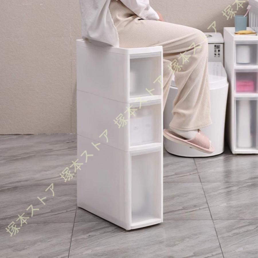 隙間収納 スリムストッカー 新生活 すき間 洗面所 収納 ホワイトチェスト キッチン 14cm すき間収納 スリム おしゃれ 隙間収納 すき間収納 隙間ラックの画像