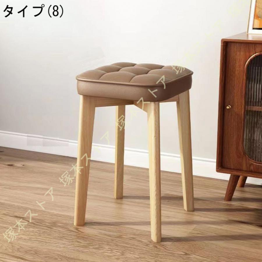 SC ST ML　ダイニングチェア　8脚　ブラウン＊ナチュラル　スツール SC STML スツール 4脚セット ダイニングチェア ブラウン＊ナチュラル