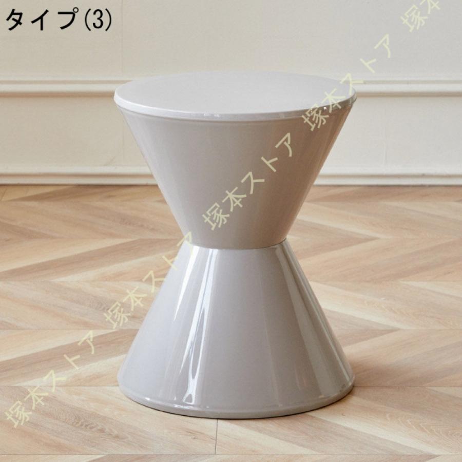 スツール 砂時計型 おしゃれ 玄関 インテリア 足置き 完成品 玄関