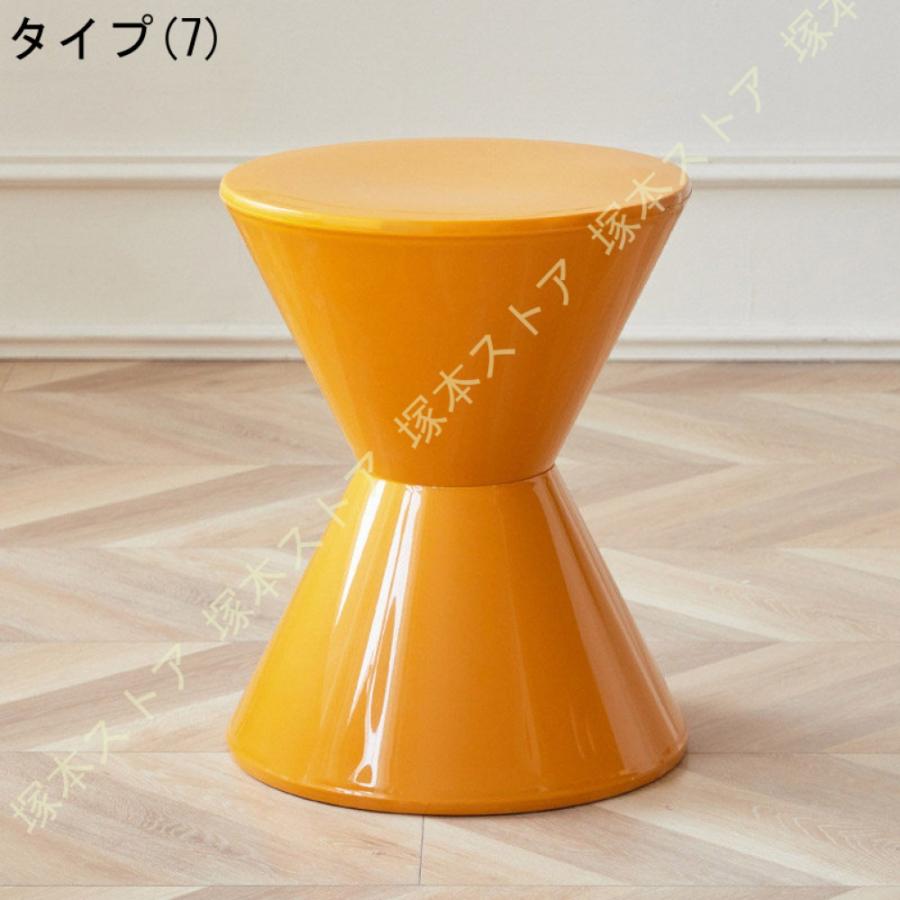 スツール 砂時計型 おしゃれ 玄関 インテリア 足置き 完成品 玄関