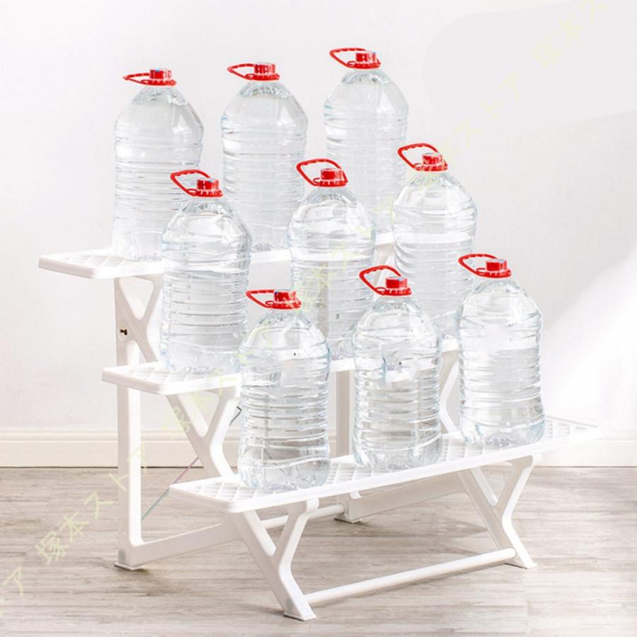 フラワースタンド プランタースタンド 屋外 プラスチック製 園芸ラック ガーデンラック 錆びない 3段 横型 盆栽棚 植物棚 フラワーラック 室内 おしゃれ