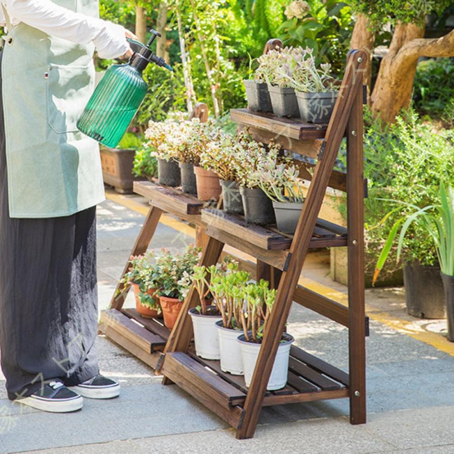 ガーデンラック フラワースタンド 3段 室内 屋外 園芸ラック