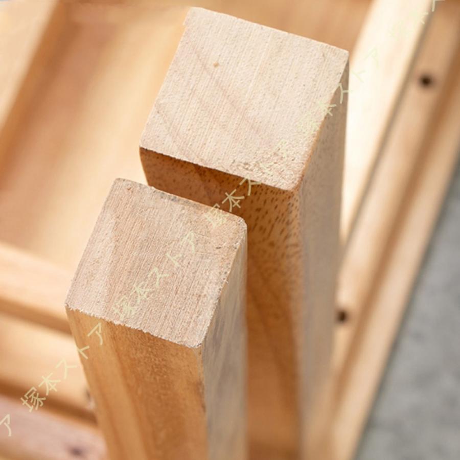 木製フラワースタンド ハイスクエア ナチュラル 耐荷重 アンティーク 角形 木製 家具 ラック フラワースタンド 鉢置き 台 雑貨 ラック フレンチー 素朴_12