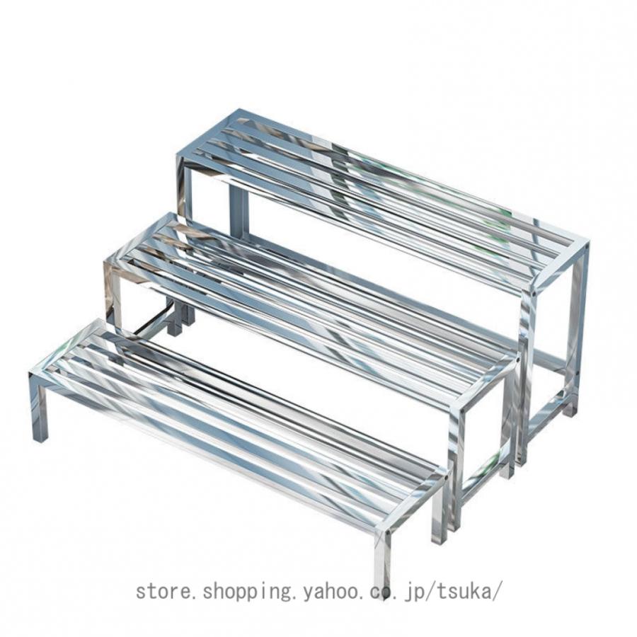 ステンレス製植物棚 花台 プランタースタンド Amazon.co.jp: ステンレス製プランタースタンド 2段 プラント